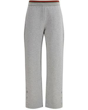 Gucci Gray Cotton Casual Pants
