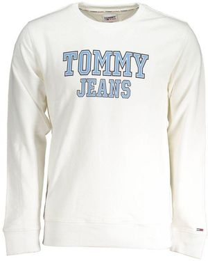 Tommy Hilfiger White Cotton Jumper