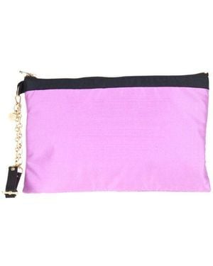 Patrizia Pepe Seta Clutch - Purple