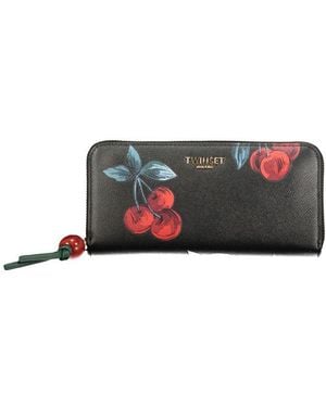 Twinset Black Polyurethane 's Wallet - Green