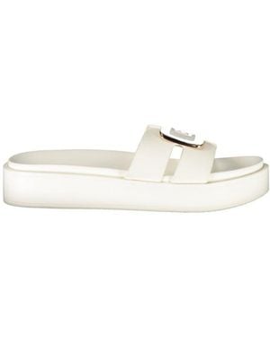Laura Biagiotti Bianco Polyurethane S Sandal - White