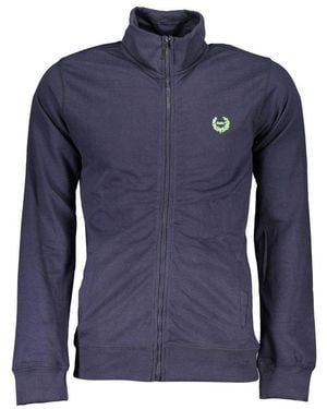 Gianmarco Venturi Blue Cotton Men's Sweatshirt