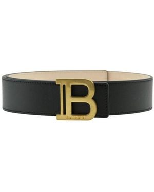 Balmain Leather Belt - Green