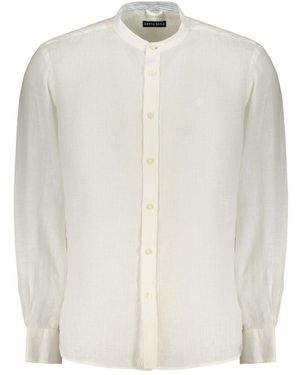 North Sails White Linen Men's Shirt