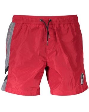 KARL LAGERFELD Polyester Beachwear Boxer - Red