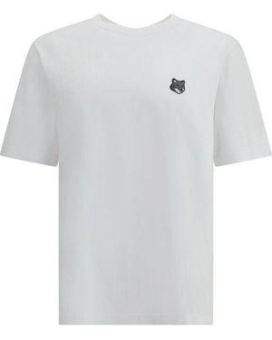 Maison Kitsuné Fox Head Comfort T-Shirt - White