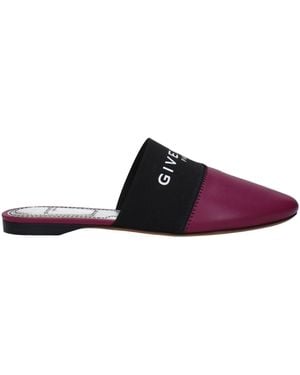 Givenchy Purple Leather Slipper