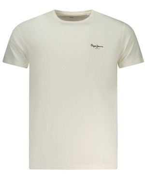 Pepe Jeans Cotton T-Shirt - Natural