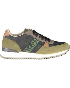 Napapijri Green Polyester Sneaker - Multicolor