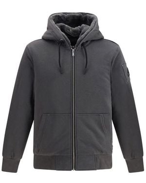 Moose Knuckles Gray Polyester Sweatshirt