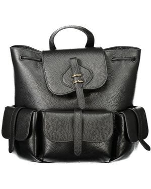 Coccinelle Nero Leather 's Backpack - Black