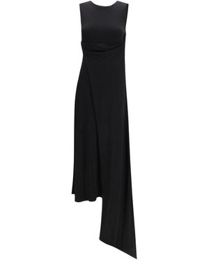 Ami Paris Long Jersey Dress - Black