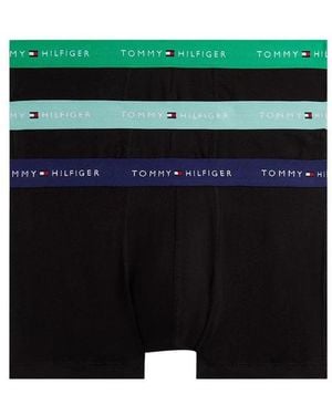 Tommy Hilfiger Bicolour Cotton Boxers - Green