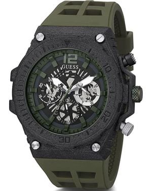 Guess Green Synthetic Watch - Black