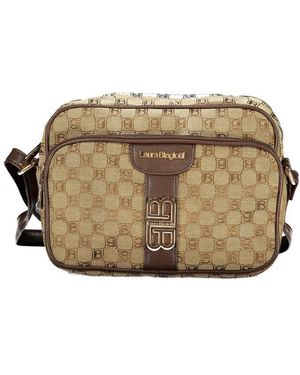 Laura Biagiotti Beige Polyester 's Shoulder Bag - Natural