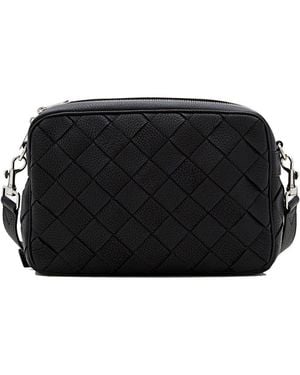 Bottega Veneta Intrecciato Camera Bag - Black