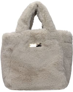 Herno Handbags Eco Fur/Light - Grey