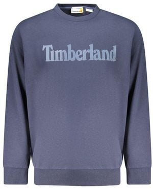 Timberland Blue Cotton Men's Sweatshirt