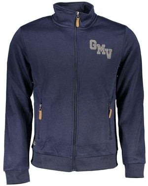 Gianmarco Venturi Blue Polyester Men's Sweatshirt