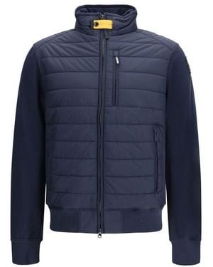 Parajumpers Blue Polyester Shell Jacket