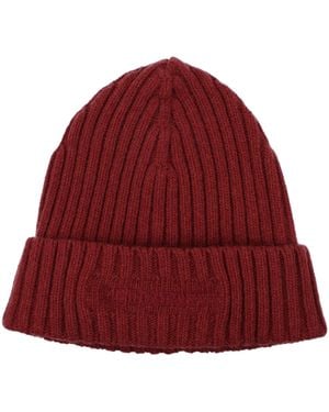 C.P. Company Wool Beanie Accessory - Red