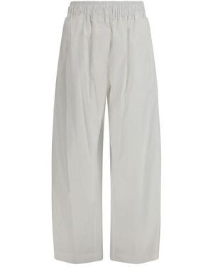 THE LATEST White Lyocell Casual Pants - Gray