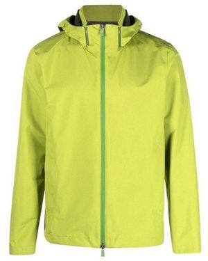 Herno Bicolor Polyester Bomber - Yellow