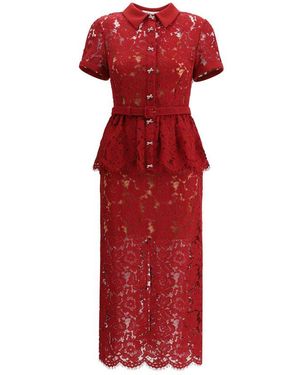 Self-Portrait Dresses - Red