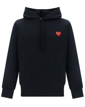 COMME DES GARÇONS PLAY Black Polyester Sweatshirt - Blue