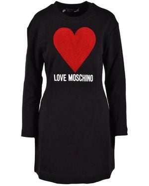 Love Moschino Black Cotton Dress