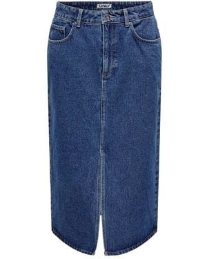 ONLY Cotton Skirt - Blue