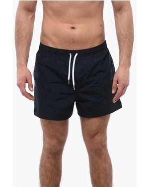 DSquared² Swim Boxer With Contrasting Logo - Blue