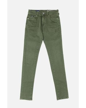 Gas Green Cotton Jeans Denim