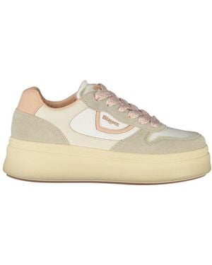 Blauer Bianco Polyurethane Trainer - Natural