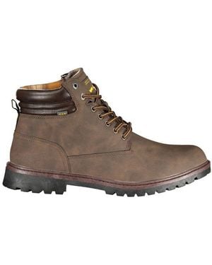Gas Marrone Poliuretano Mens Trainer Boot - Brown