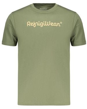 Refrigiwear Verde Cotton Men T - Green