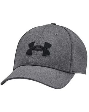 Under Armour Gray Polyester Cap (baseball Hat)