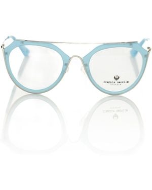 Frankie Morello Aviator Eyeglasses With Tiffany Profile - Blue