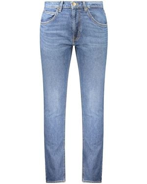 Lee Jeans Blue Cotton Men Slim Tapered Jean