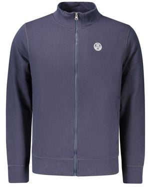 North Sails Blue Cotton Men's Sweatshirt