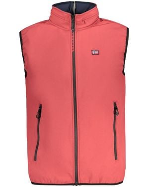 Norway 1963 Rosso Polyester Vest - Pink