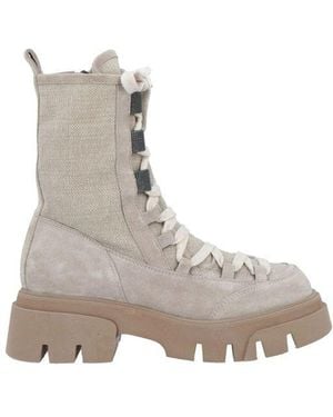 Brunello Cucinelli Suede Boots - Grey