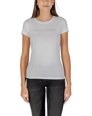 ARMANI EXCHANGE Cotton T-Shirt - Blue