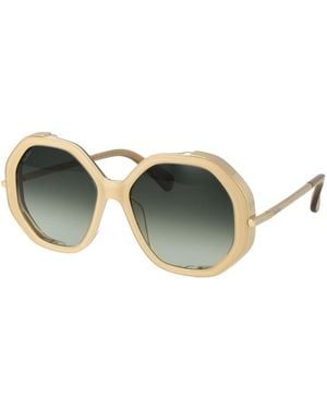 Max Mara Acetate Sunglasses - Natural