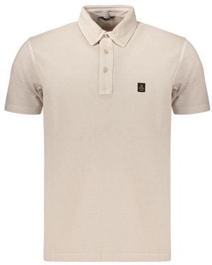 Refrigiwear Beige Cotton Men's Polo Shirt - Natural