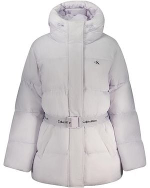Calvin Klein Nylon Jackets & Coat - Grey