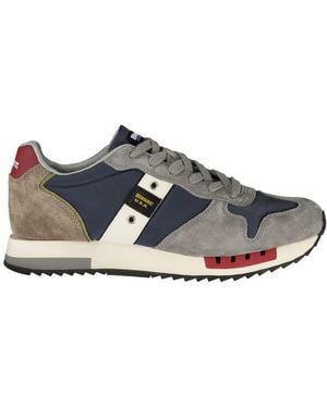 Blauer Blue Polyurethane Men's Trainer - Grey