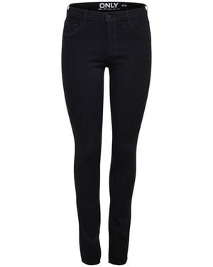 ONLY Black Viscose Skinny Jeans