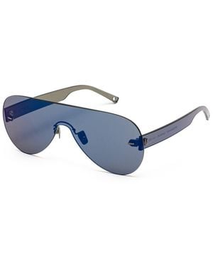 Belstaff Gray Acetate Sunglasses - Blue