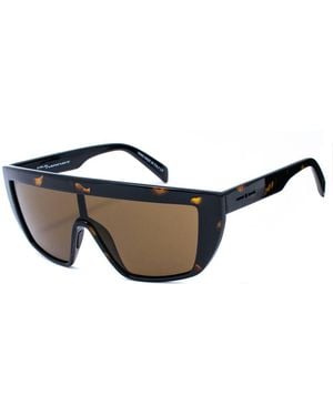Italia Independent Brown Acetate Sunglasses - Blue